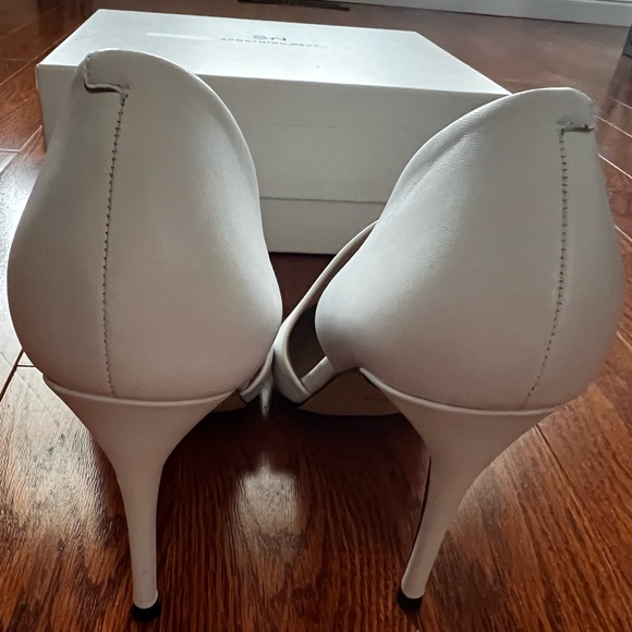 Something Navy Dina Pumps - White Leather - Picture 9 of 16